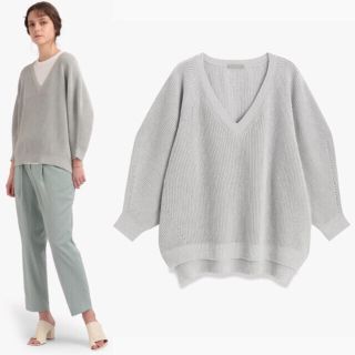 セオリーリュクス(Theory luxe)のtheory luxe 21SS ウォッシャブル Vネック プルオーバーニット(ニット/セーター)