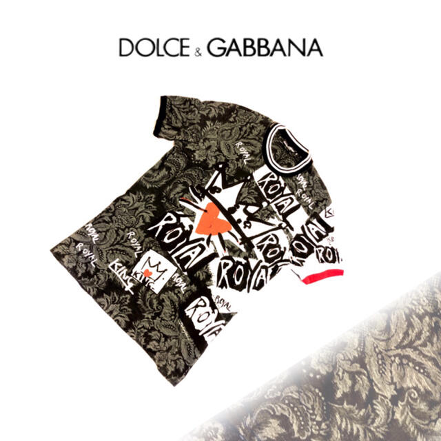 開店祝い DOLCE&GABBANA - DOLCE&GABBANA ドルチェ&ガッバーナ Tシャツ ドルガバ マヨリカ シャツ