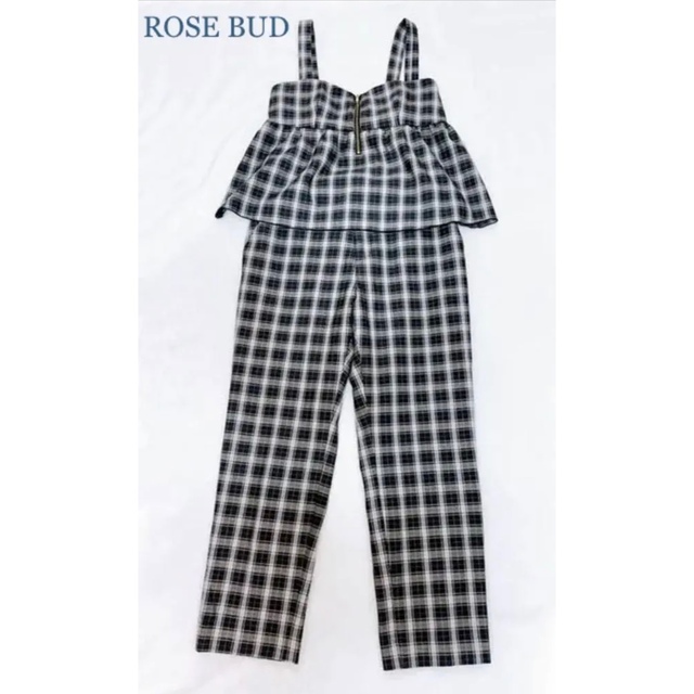 ROSE BUD(ローズバッド)のROSEBUD♥︎セットアップ チェック柄 可愛い 上品 清楚 モテ デート♡ レディースのレディース その他(セット/コーデ)の商品写真