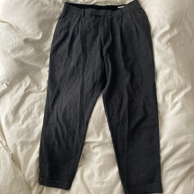 COMOLI - COMOLI リネンウール2タックパンツ 2015ss COMOLI - COMOLI リネンウール2タックパンツ 2015ss
