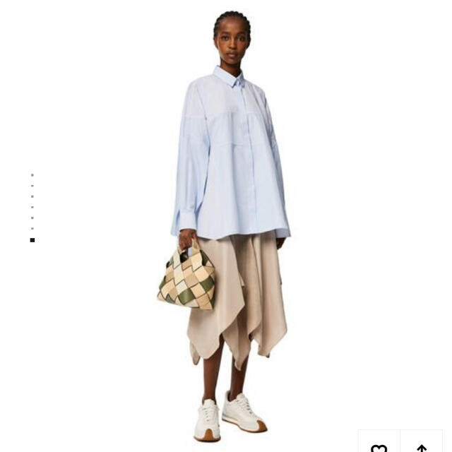 LOEWE - LOEWE ウーブン バスケットバッグ スモール (カーフ) の LOEWE - LOEWE ウーブン バスケットバッグ スモール (カーフ) の