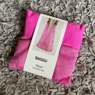 ビューティアンドユースユナイテッドアローズ(BEAUTY&YOUTH UNITED ARROWS)のbaggu バグー メッシュ ピンク standard 紙帯付き(エコバッグ)