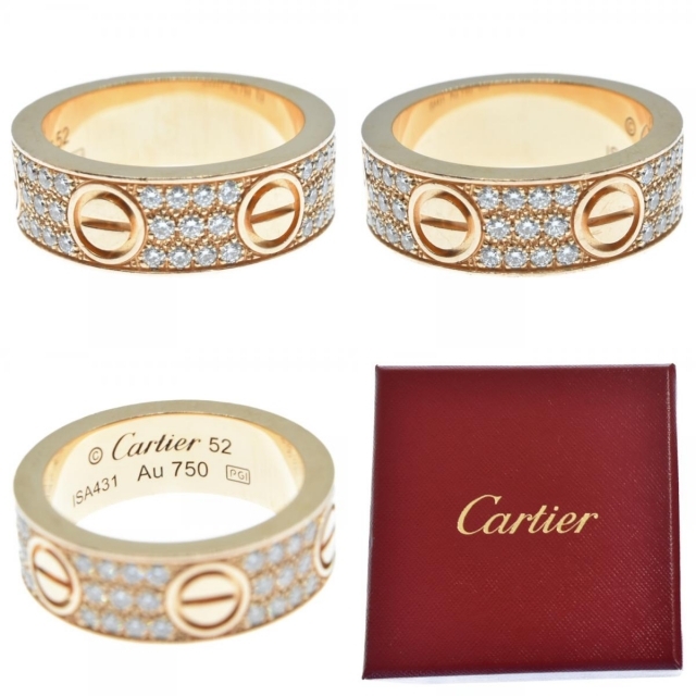 Cartier カルティエ リングの通販 by BRINGラクマ店｜カルティエならラクマ - Cartier 高品質好評