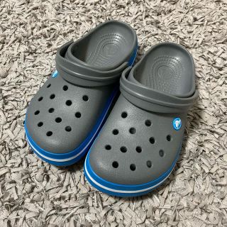 クロックス(crocs)の新品 23㎝ クロックス クロックバンド チャコールグレー(サンダル)