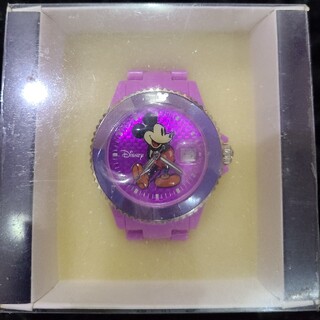 ディズニー(Disney)の#ディズニー#ミッキー#腕時計#パープル#新品(腕時計)