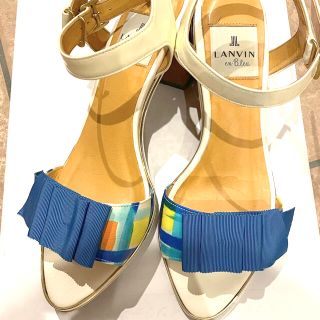 ランバンオンブルー(LANVIN en Bleu)のランバンオンブルー　サンダル　23センチ(サンダル)