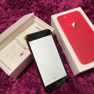 アイフォーン(iPhone)のiPhone8 256GB RED 赤　値下げ中(スマートフォン本体)