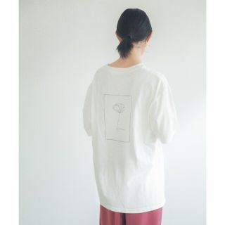 ローリーズファーム(LOWRYS FARM)のLOWRYS FARM オーバーサイズ　Tシャツ　白　フリーサイズ(Tシャツ(半袖/袖なし))