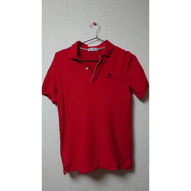 BURBERRY(バーバリー)のバーバリー 赤ポロシャツ レディースのトップス(ポロシャツ)の商品写真