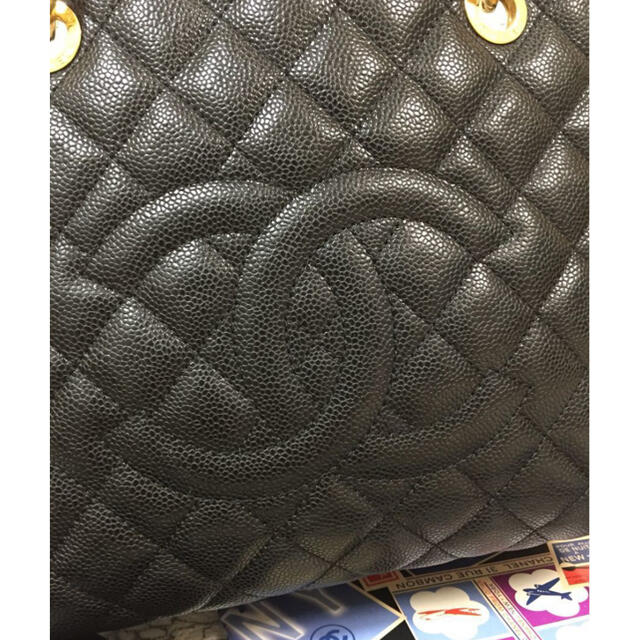 CHANEL(シャネル)のCHANEL 美品❣️キャビアスキン　チェーンショルダーデカココトート レディースのバッグ(ショルダーバッグ)の商品写真