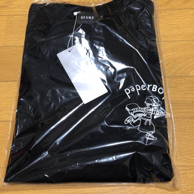 BEAMS(ビームス)のPAPERBOY x BEAMS Tee Fried Egg  黒　L メンズのトップス(Tシャツ/カットソー(半袖/袖なし))の商品写真