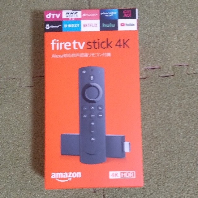 Fire TV Stick 4K Alexa対応音声認識リモコン付 スマホ/家電/カメラのテレビ/映像機器(その他)の商品写真