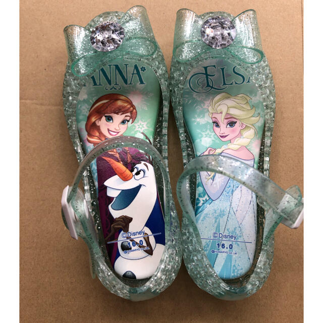 Disney(ディズニー)のアナ雪サンダル キッズ/ベビー/マタニティのキッズ靴/シューズ(15cm~)(サンダル)の商品写真