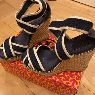 トリーバーチ(Tory Burch)のトリーバーチ　ウエッジソールサンダル(サンダル)