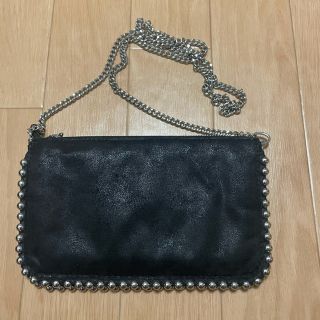 ザラ(ZARA)のZARA スタッズ　チェーンバック(ショルダーバッグ)