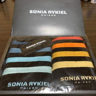 ソニアリキエル(SONIA RYKIEL)のSONIARYKIEL ソニアリキエル　タオルハンカチ2枚　未使用(ハンカチ)