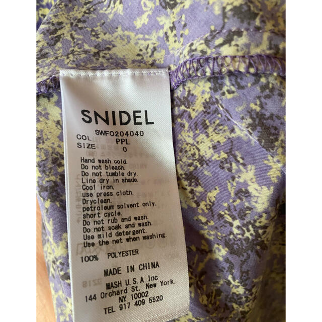 SNIDEL(スナイデル)のsnidel 花柄ワンピース レディースのワンピース(ロングワンピース/マキシワンピース)の商品写真