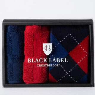 ブラックレーベルクレストブリッジ(BLACK LABEL CRESTBRIDGE)の新品 クレストブリッジ ブラックレーベル ハンカチセット(ハンカチ/ポケットチーフ)