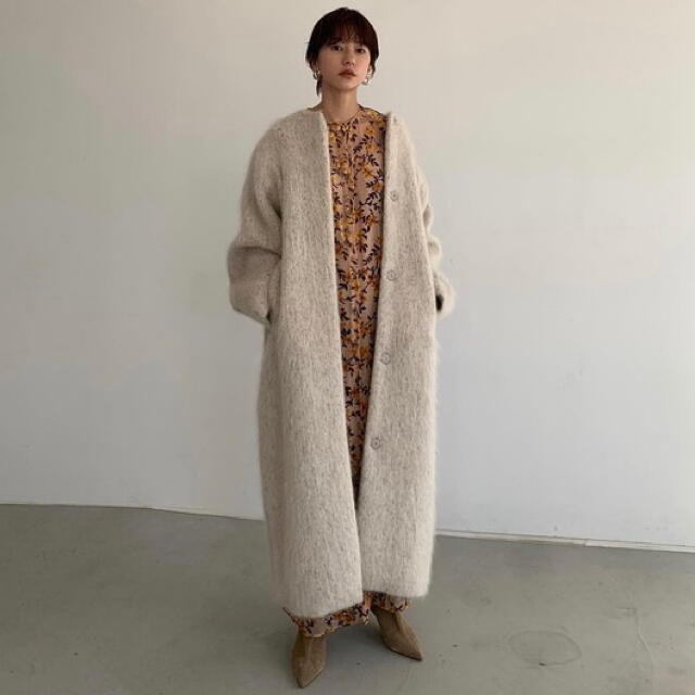 CLANE MIX COLOR SHAGGY COAT 1 アイボリー 高評価！ www.gold-and ...