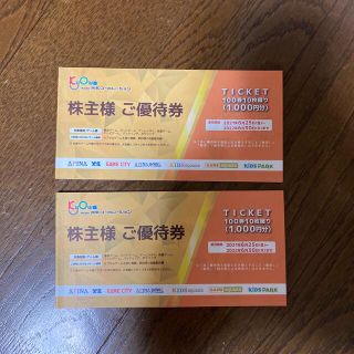 共和コーポレーション株主優待(遊園地/テーマパーク)