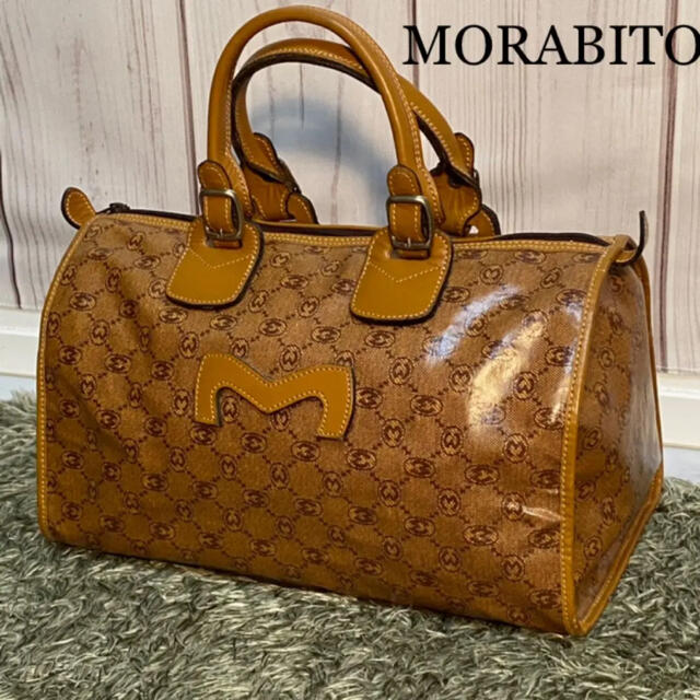 MORABITO - 美品 MORABITO ハンドバッグ モラビト 総柄 ボストンバッグ