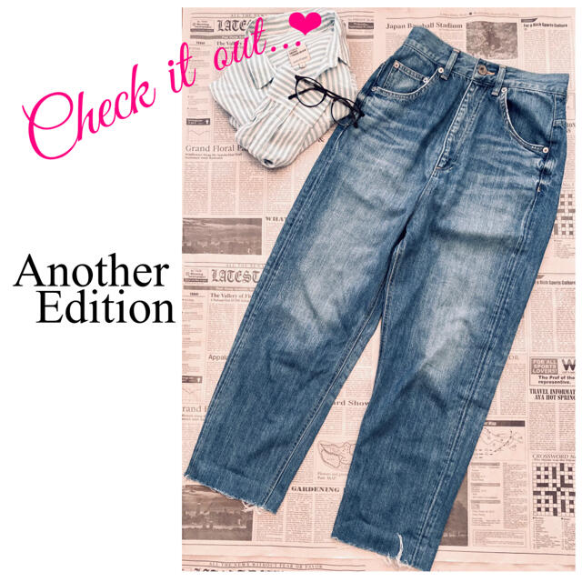 Another Edition JAPAN DENIM テーパードシルエット