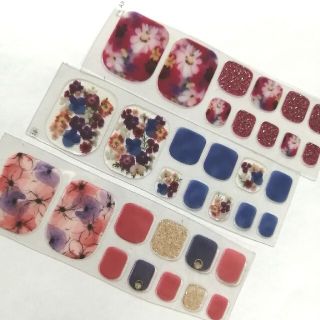 ジェルネイルシール 花柄セット(ネイル用品)