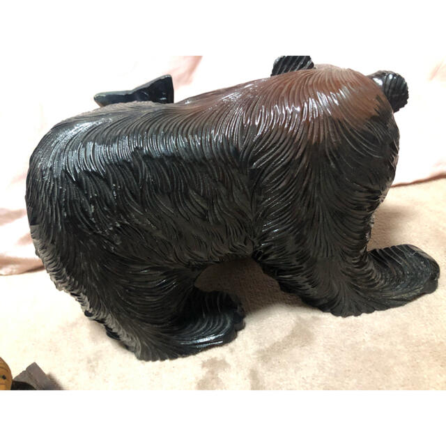 熊木彫り アイヌ クマ 置物