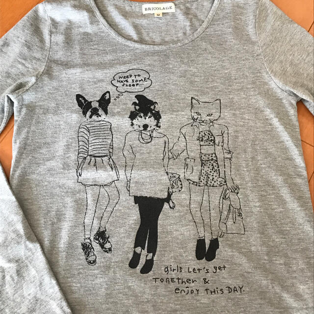 シンプル長袖T レディースのトップス(Tシャツ(長袖/七分))の商品写真