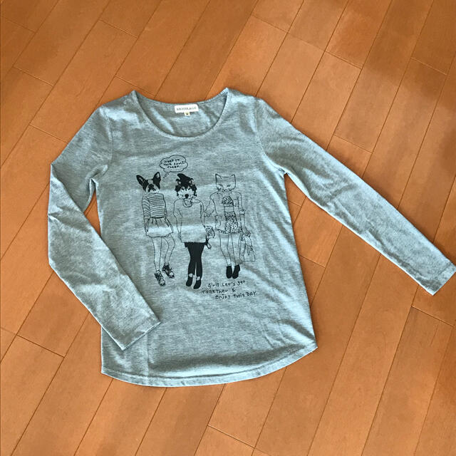 シンプル長袖T レディースのトップス(Tシャツ(長袖/七分))の商品写真