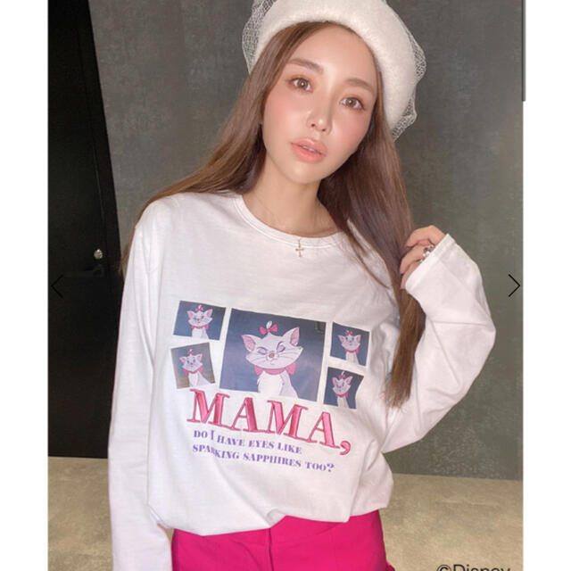 eimy istoire(エイミーイストワール)のマリー Tシャツ レディースのトップス(Tシャツ(長袖/七分))の商品写真