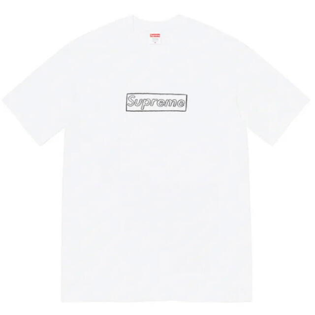 supreme kaws  chalk logo tee 1