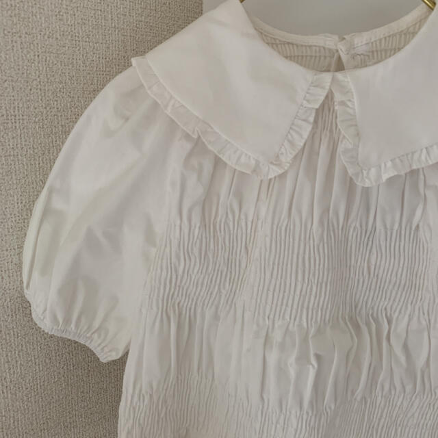 ZARA KIDS(ザラキッズ)のzara baby シャーリングブラウス キッズ/ベビー/マタニティのキッズ服女の子用(90cm~)(ニット)の商品写真