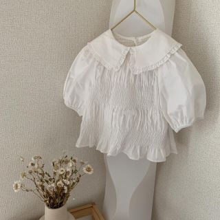 ザラキッズ(ZARA KIDS)のzara baby シャーリングブラウス(ニット)