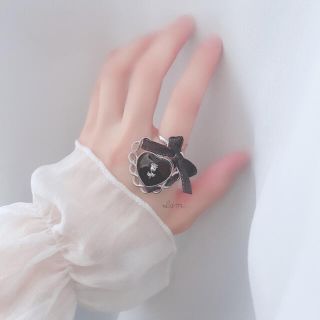 6/29新作＊ half lace up rose ring(リング)