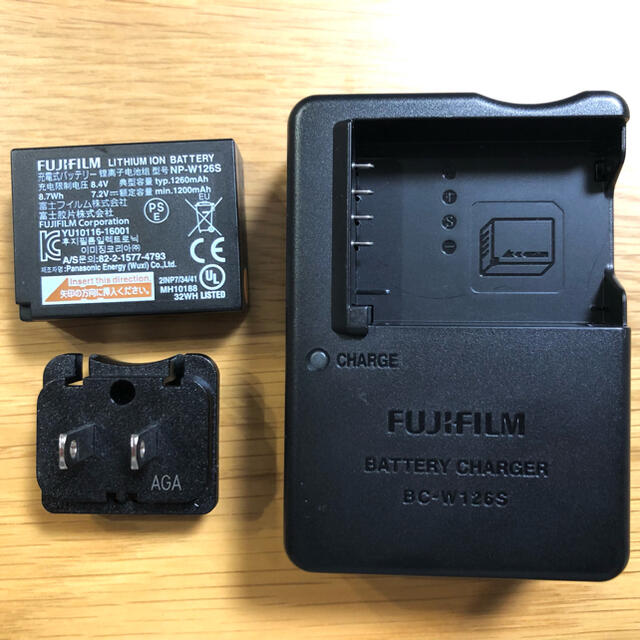 FUJIFILM NP-W126S 純正バッテリー　チャージャー　セットバッテリー/充電器