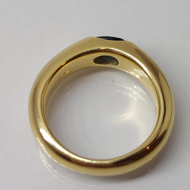 ※お値下げ不可 K18 サファイア　リング　神楽坂宝石 レディースのアクセサリー(リング(指輪))の商品写真