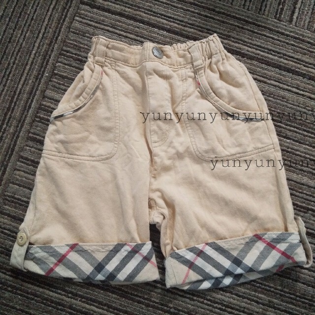 BURBERRY(バーバリー)のBURBERRY ハーフパンツ 90 キッズ/ベビー/マタニティのキッズ服男の子用(90cm~)(パンツ/スパッツ)の商品写真