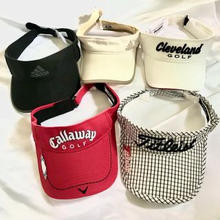 キャロウェイゴルフ(Callaway Golf)のゴルフ用サンバイザー(ladies)_4点＋サービス1点  計5点(その他)