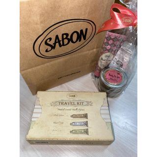 サボン(SABON)の【新品未使用】SABON トラベルセット ハンドクリーム バスソルト(入浴剤/バスソルト)