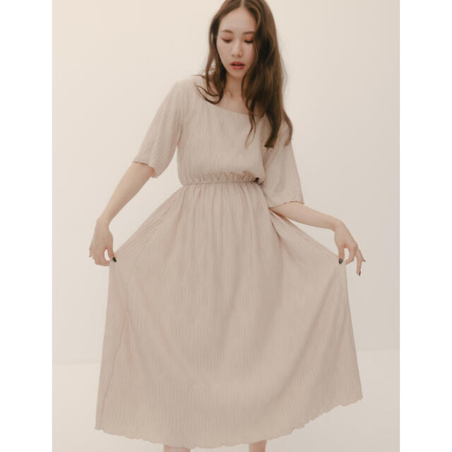 RANDEBOO Natural square dress (beige) - www.glycoala.com