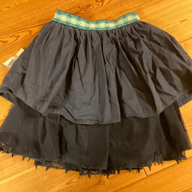 BREEZE(ブリーズ)のBREEZE スカート　100㎝　チュールスカート　星　紺 キッズ/ベビー/マタニティのキッズ服女の子用(90cm~)(スカート)の商品写真