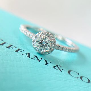 ティファニー(Tiffany & Co.)のティファニー ソレスト ラウンドブリリアント 約9号(リング(指輪))