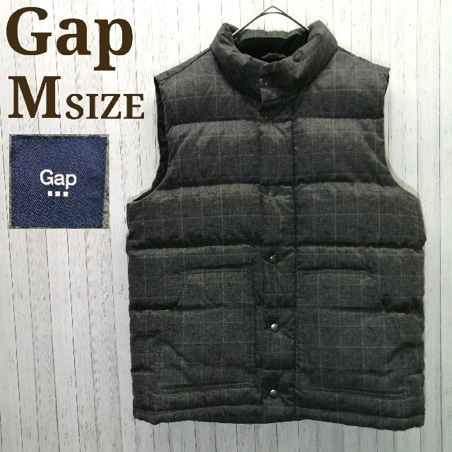 GAP(ギャップ)の【断捨離】ギャップ　ダウンベスト　Mサイズ メンズのジャケット/アウター(ダウンベスト)の商品写真