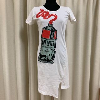 ヴィヴィアンウエストウッド(Vivienne Westwood)のVivienneWestwood 半袖 シャツ ワンピース(ミニワンピース)