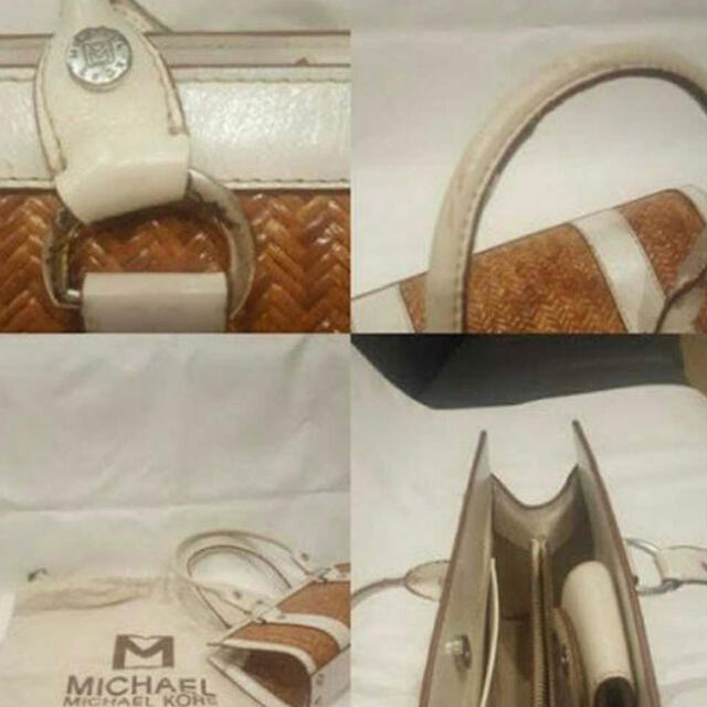 Michael Kors(マイケルコース)のMICHAEL KORS マイケル・コース 編み込みハンドバッグ レディースのバッグ(ハンドバッグ)の商品写真