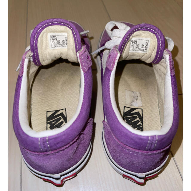 VANS(ヴァンズ)の  KIDS VANS OLD SKOOL purple 18.5cm キッズ/ベビー/マタニティのキッズ靴/シューズ(15cm~)(スニーカー)の商品写真