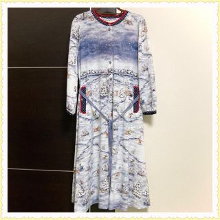 フランシュリッペ 猫 マキシワンピース/ロングワンピース(レディース フランシュリッペ 猫 マキシワンピース/ロングワンピース(レディース