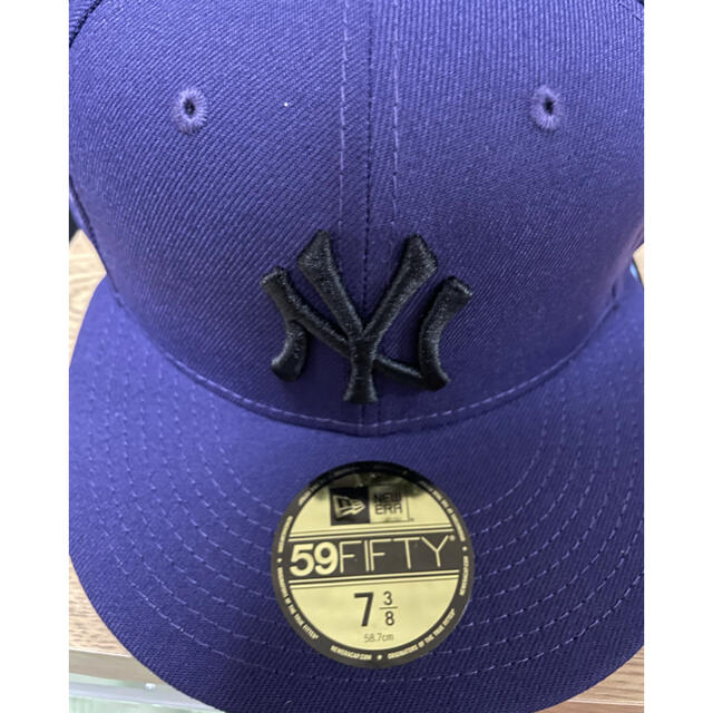 New Era ツバ裏ピンク7 3/8ニューエラ ヤンキース キャップ Cap