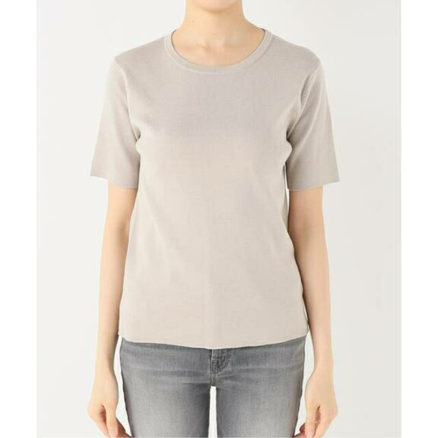 L'Appartement DEUXIEME CLASSE(アパルトモンドゥーズィエムクラス)のL'AppartementSilk*CTN ハンソデ TOPS レディースのトップス(ニット/セーター)の商品写真